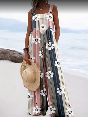 ✨ Bonbon Summer Luxe Jumpsuit – Size 4 ✨